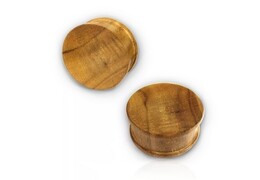 Плаги из тикового дерева, пара