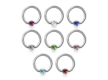 Кольцо со стразом