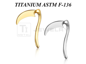 Накрутка из титана Ti Metal коса