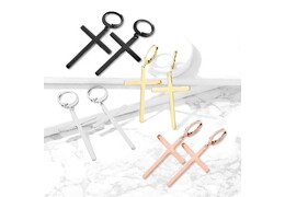 Серьги крест Серьги крест