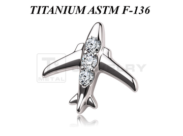 Накрутка из титана Ti Metal самолёт
