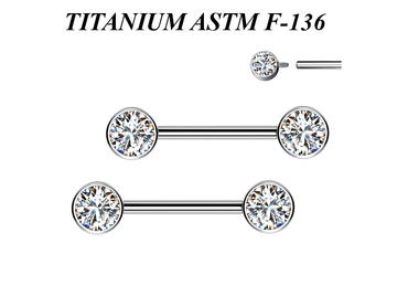 Украшение для груди Ti Metal с фианитами