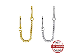 Цепочка для пирсинга Steel and Silver эстетика Цепочка для пирсинга Steel and Silver эстетика