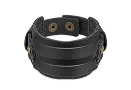 Браслет из кожи прямоугольный