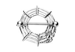 Украшение для груди паук