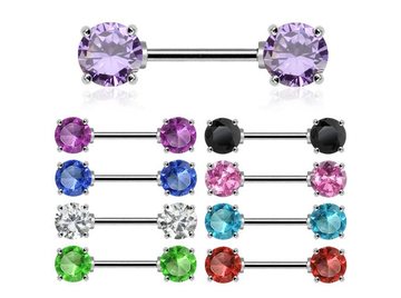 Украшение для груди с круглыми стразами