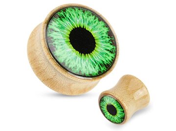 Плаги зеленый глаз