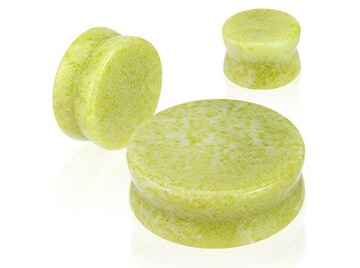 Плаги из лимонного жадеита