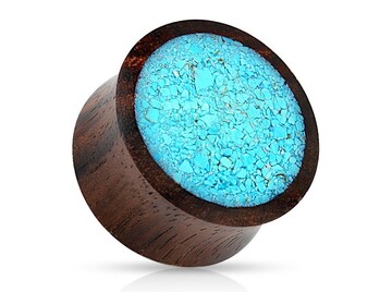 Плаги бирюзовые