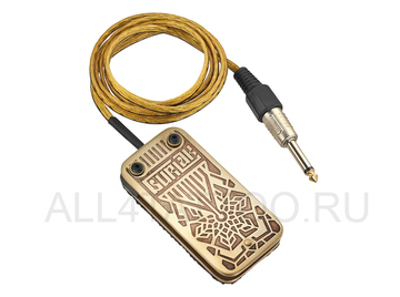 Педаль Burlak Rotary латунная с гравировкой