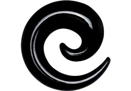 Спираль из черного акрила