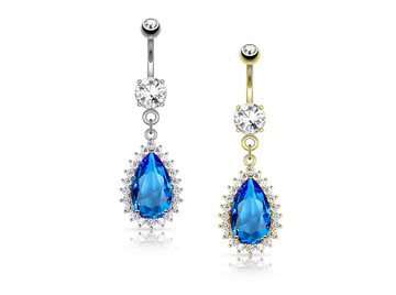 Банан фигурный лазурная капля