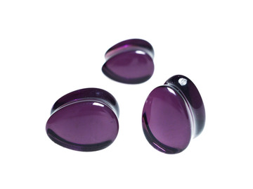 Плаги фиолетовые капли, пара