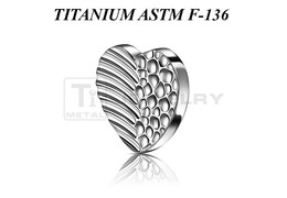 Накрутка из титана Ti Metal антуриум
