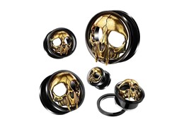 Тоннели золотой череп, пара Тоннели золотой череп, пара